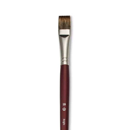 Royal & Langnickel SableTek Brush - Bright, Short Handle, Size 18